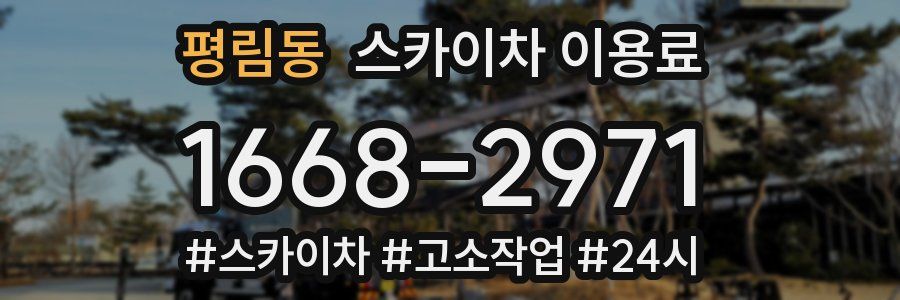 평림동 스카이차 이용료