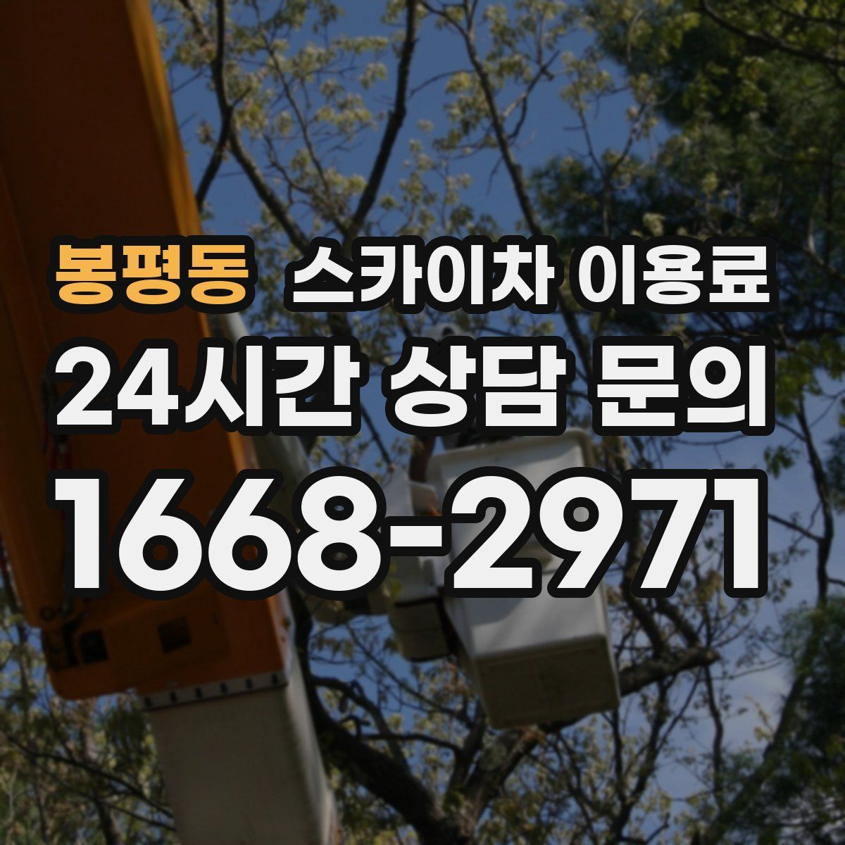 봉평동 스카이차 이용료