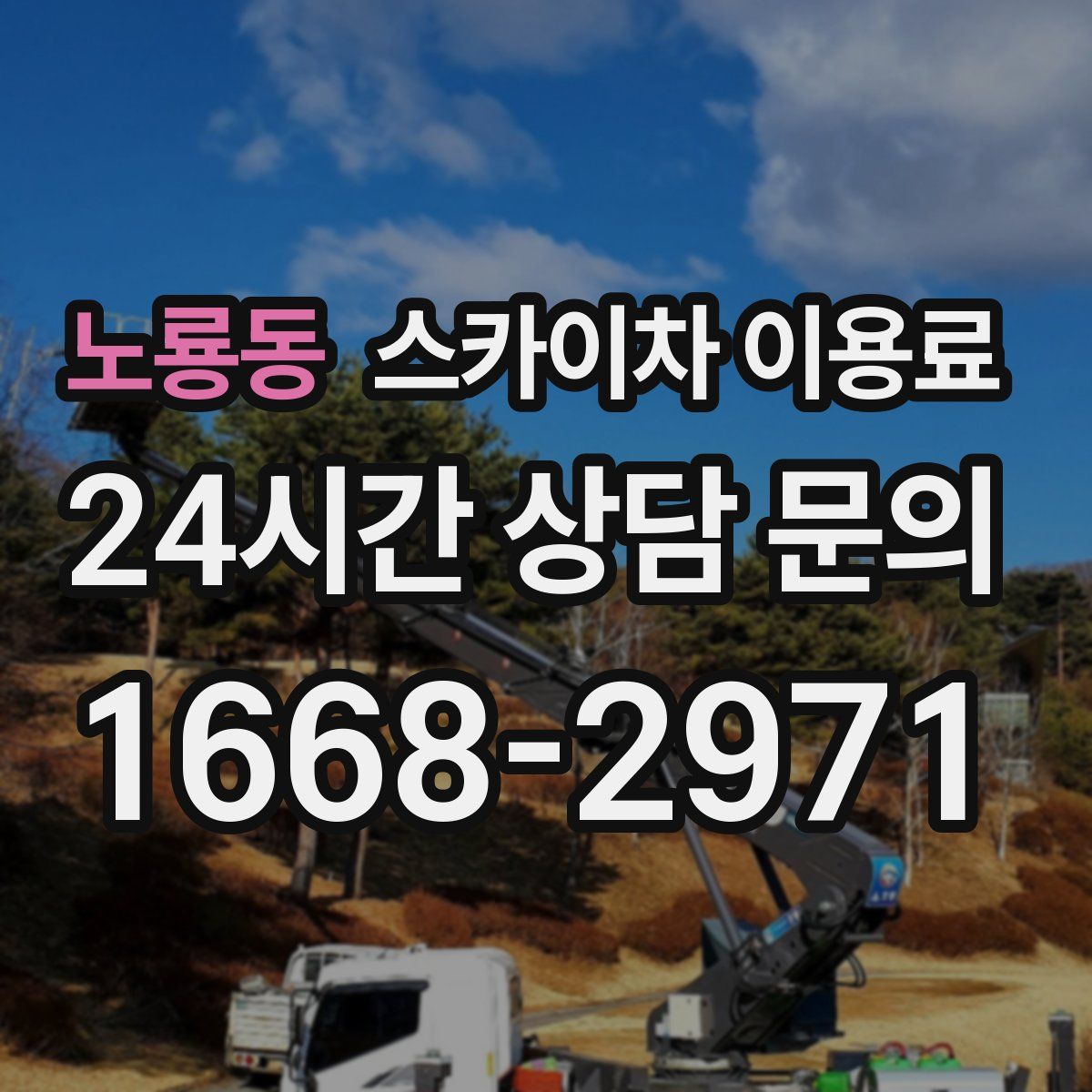 노룡동 스카이차 이용료