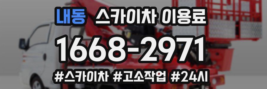 내동 스카이차 이용료