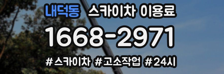 내덕동 스카이차 이용료