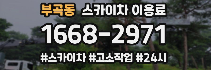 부곡동 스카이차 이용료