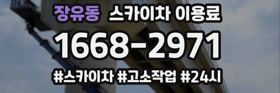장유동 스카이차 이용료
