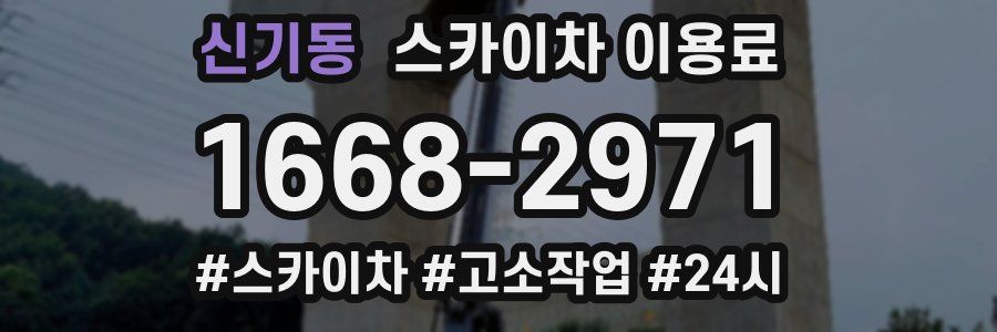 신기동 스카이차 이용료