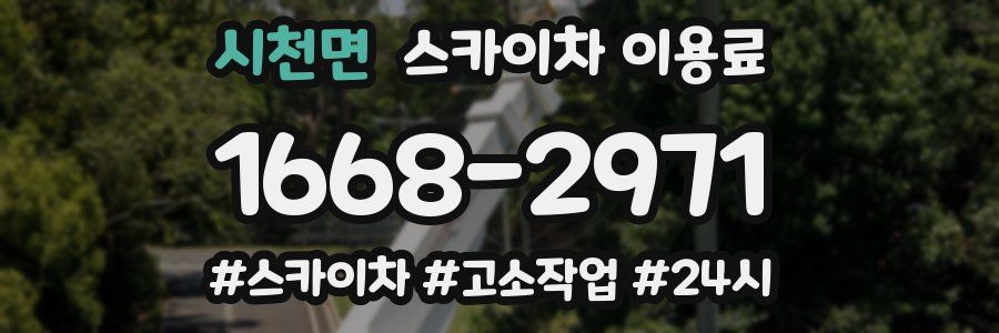 시천면 스카이차 이용료
