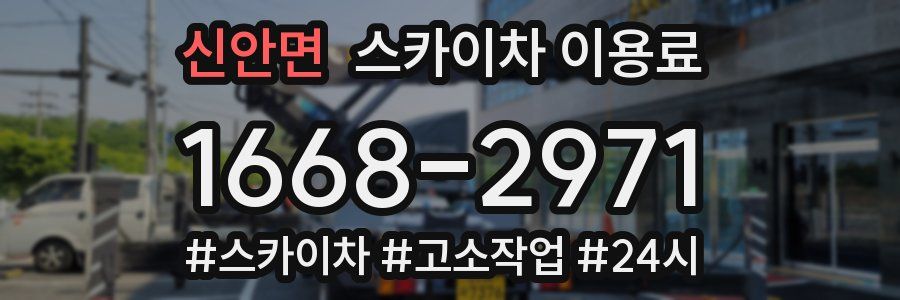 신안면 스카이차 이용료