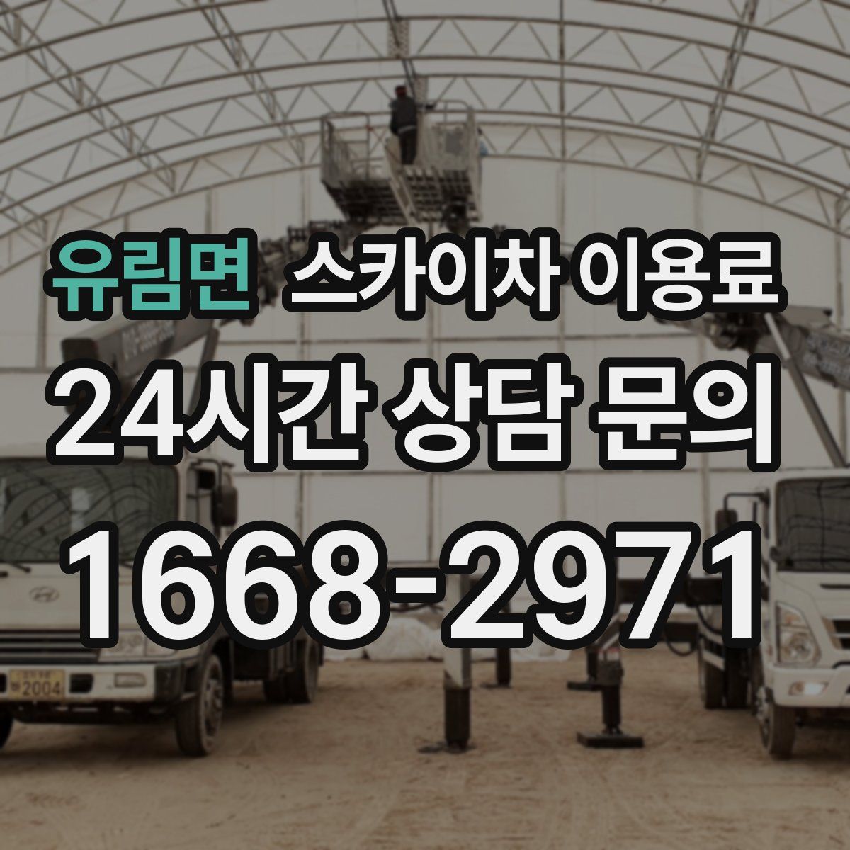유림면 스카이차 이용료