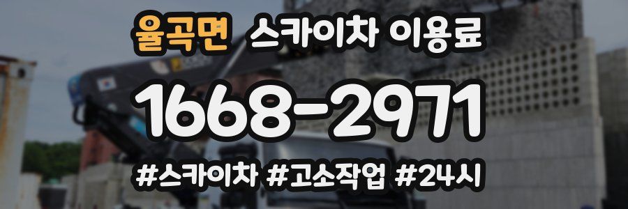 율곡면 스카이차 이용료
