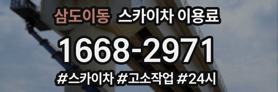 삼도이동 스카이차 이용료