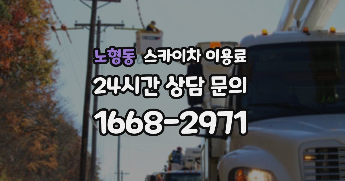 노형동 스카이차 이용료