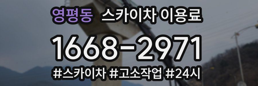 영평동 스카이차 이용료