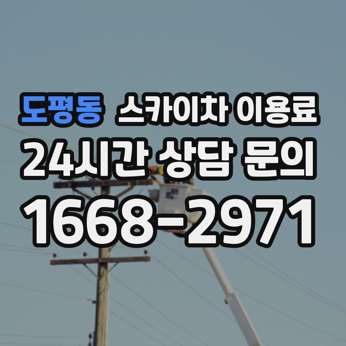 도평동 스카이차 이용료 확인할 때 날짜와 시간대의 영향