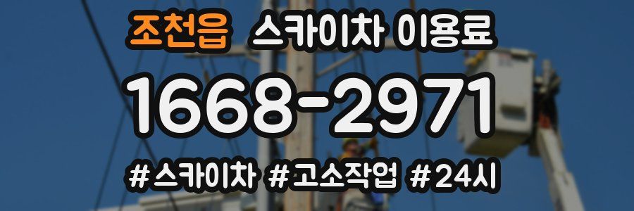 조천읍 스카이차 이용료