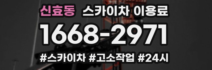 신효동 스카이차 이용료