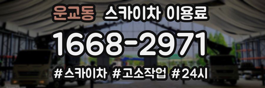 운교동 스카이차 이용료