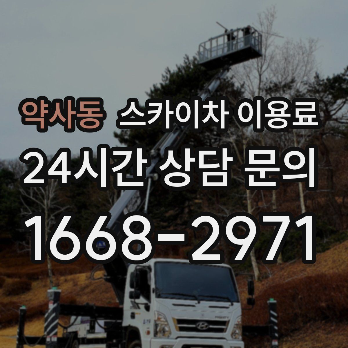 약사동 스카이차 이용료