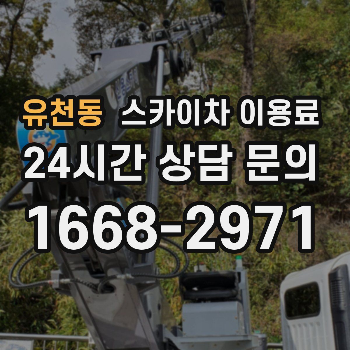 유천동 스카이차 이용료