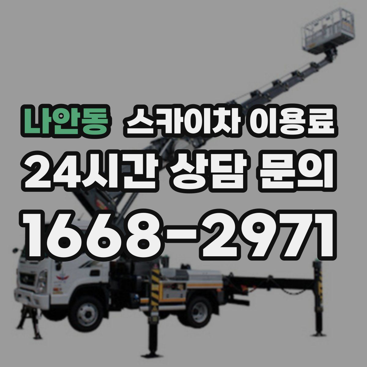 나안동 스카이차 이용료