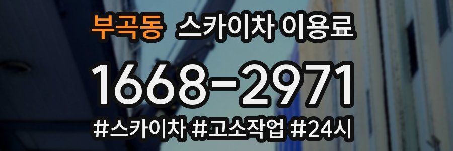 부곡동 스카이차 이용료