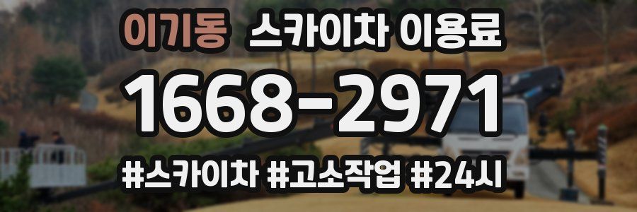 이기동 스카이차 이용료