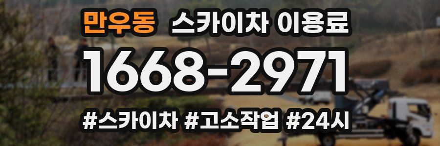 만우동 스카이차 이용료