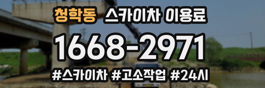 청학동 스카이차 이용료