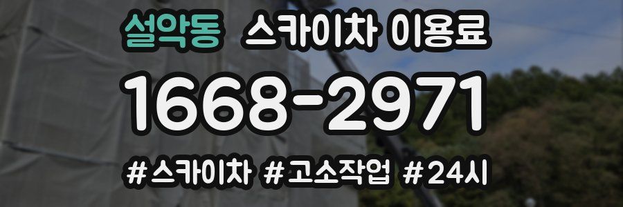 설악동 스카이차 이용료