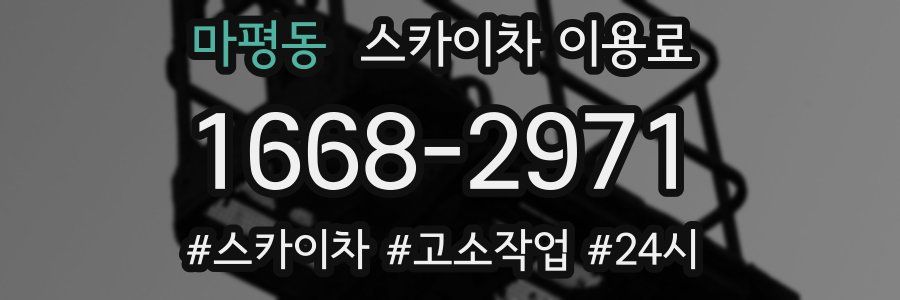 마평동 스카이차 이용료