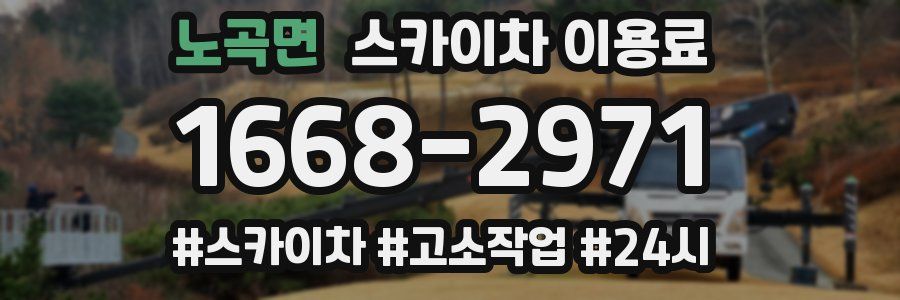 노곡면 스카이차 이용료