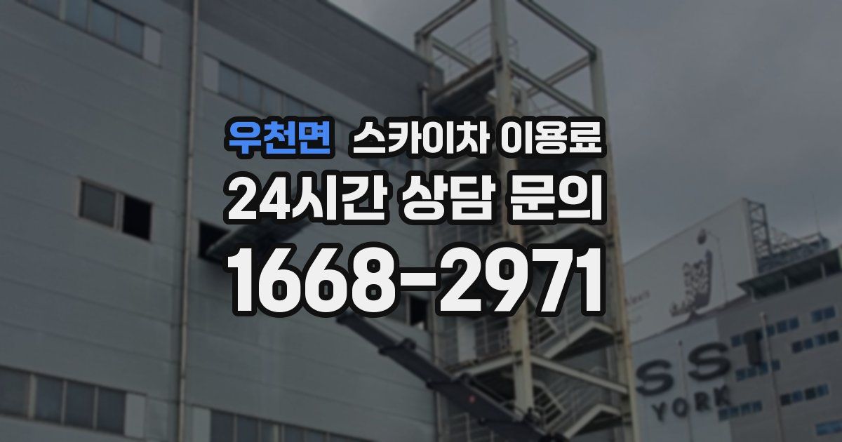 우천면 스카이차 이용료
