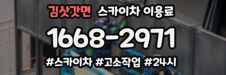 김삿갓면 스카이차 이용료