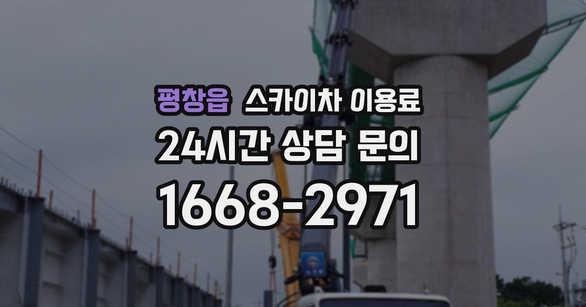 평창읍 스카이차 이용료