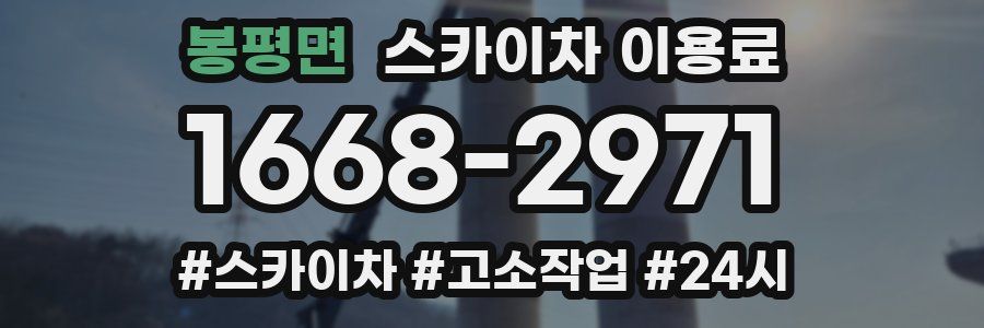봉평면 스카이차 이용료