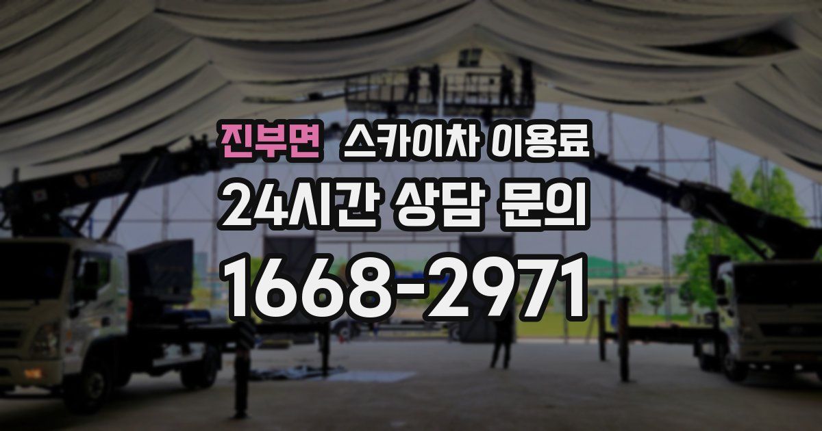 진부면 스카이차 이용료
