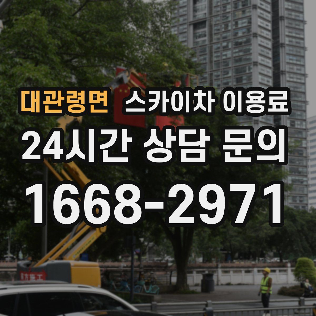 대관령면 스카이차 이용료