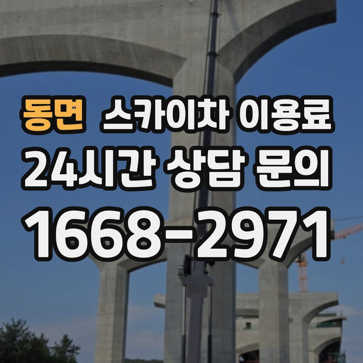 동면 스카이차 이용료
