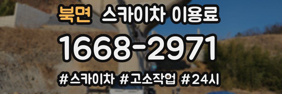 북면 스카이차 이용료