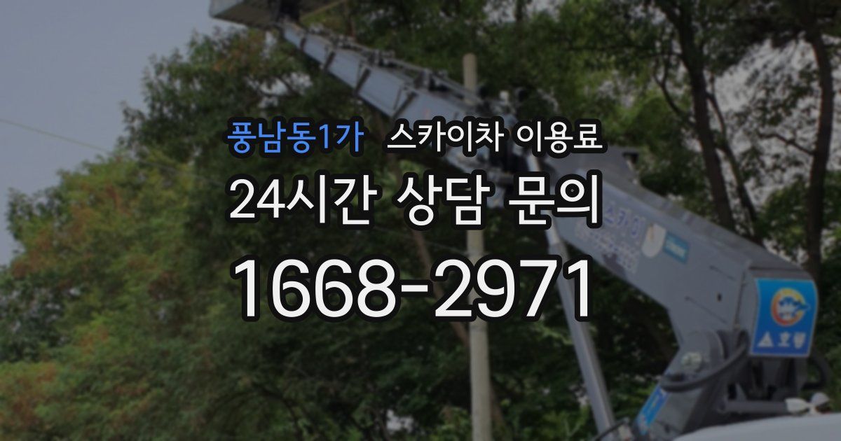 풍남동1가 스카이차 이용료