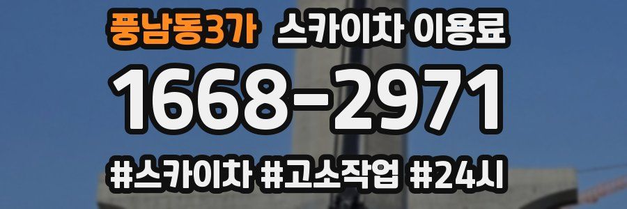 풍남동3가 스카이차 이용료