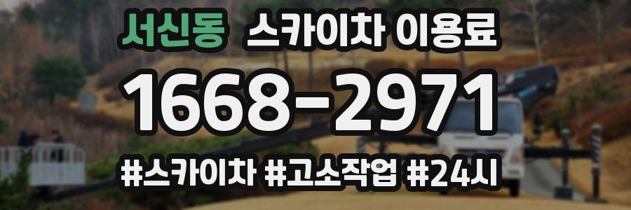 서신동 스카이차 이용료