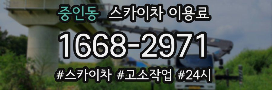 중인동 스카이차 이용료