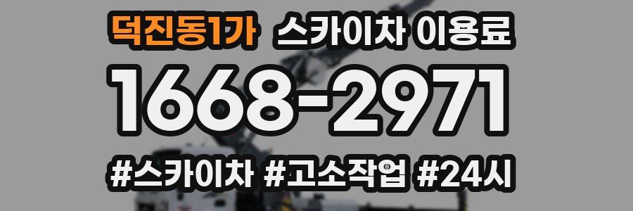 덕진동1가 스카이차 이용료