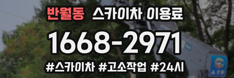반월동 스카이차 이용료