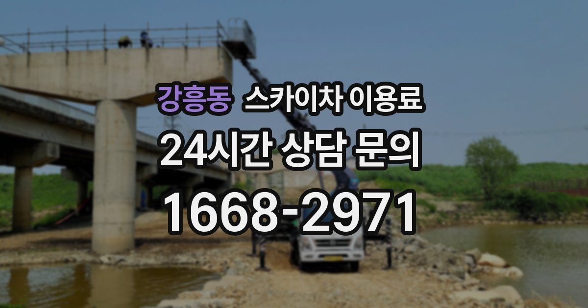 강흥동 스카이차 이용료