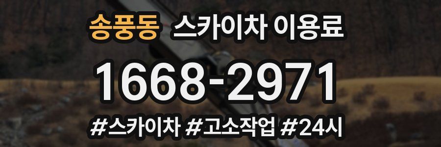 송풍동 스카이차 이용료