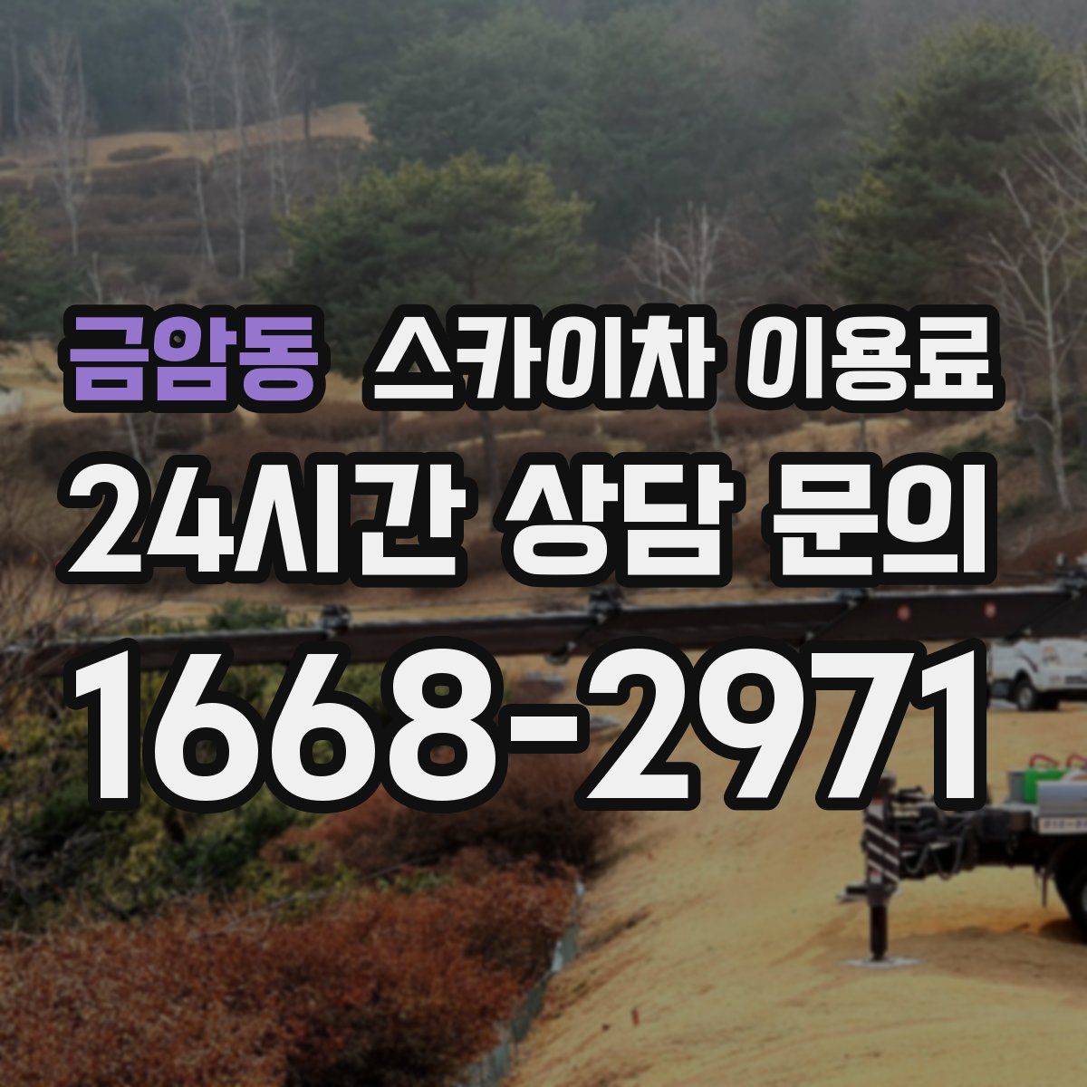 금암동 스카이차 이용료
