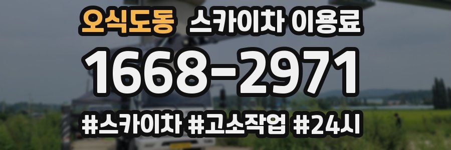 오식도동 스카이차 이용료