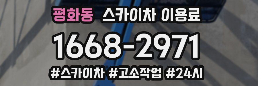 평화동 스카이차 이용료