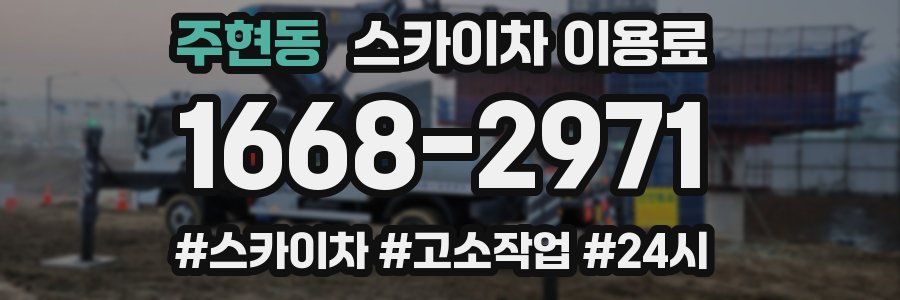 주현동 스카이차 이용료