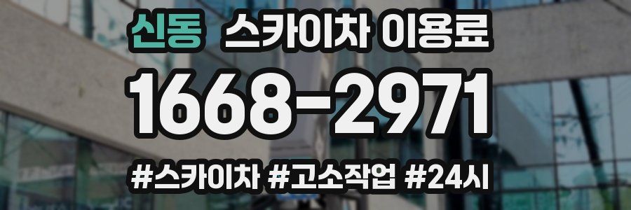 신동 스카이차 이용료